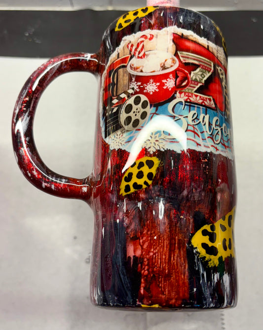 16 oz Adorable Cozy Season Travel Mug