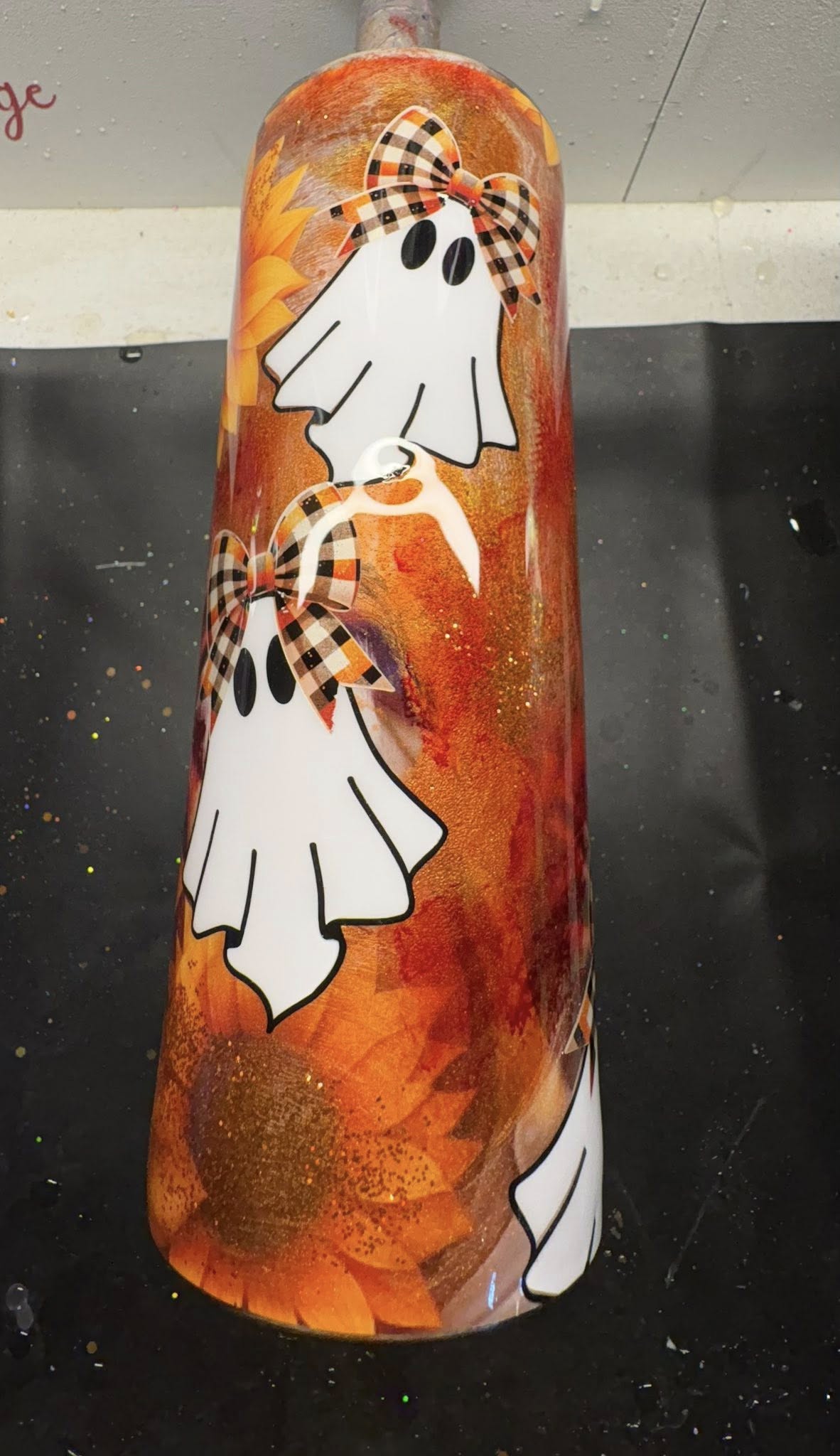 20 oz Hoggdle Tumbler/Sunflowers & Ghosts