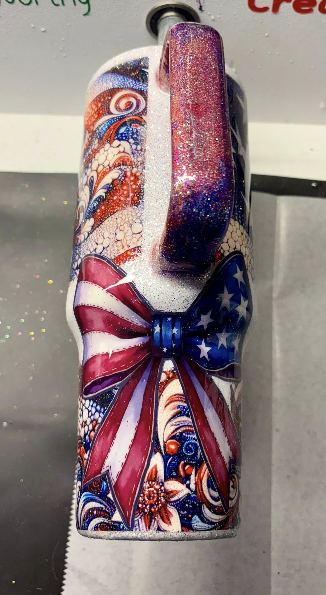 40 oz Travel Tumbler/Born in the USA