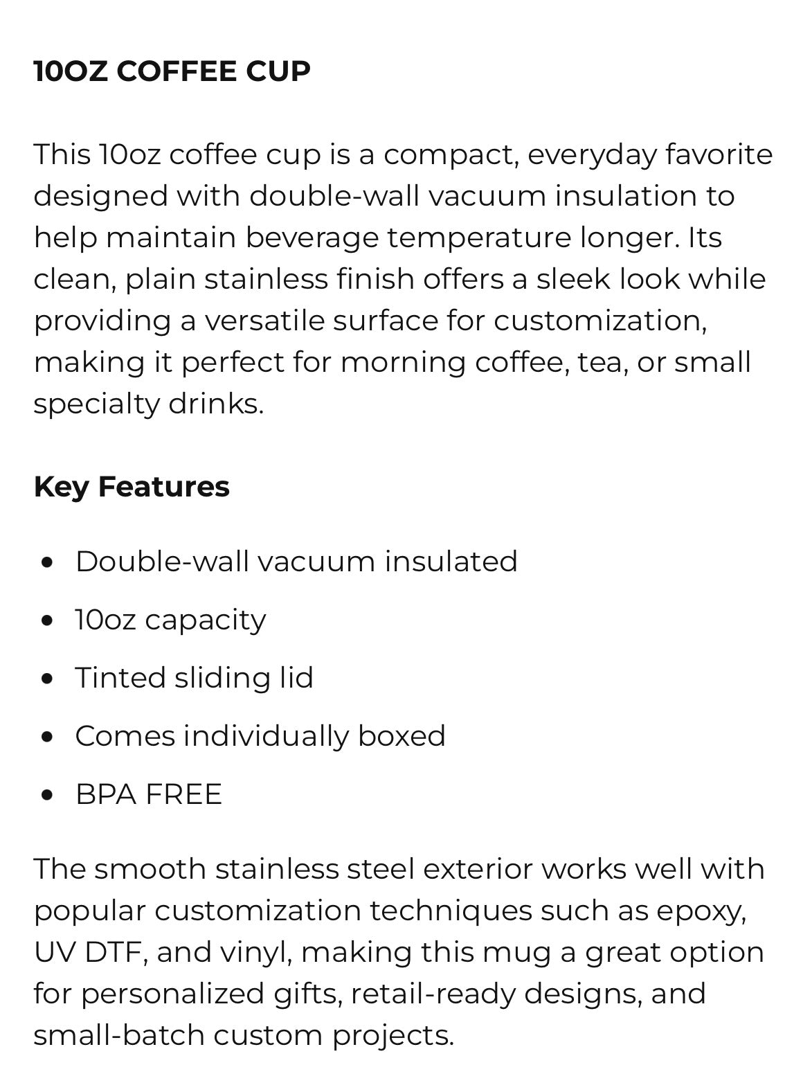 10 oz mug