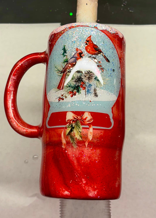 16 oz Gorgeous Cardinal Travel Mug