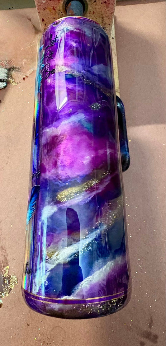 30 oz Skinny Straight Tumbler/Let it Be