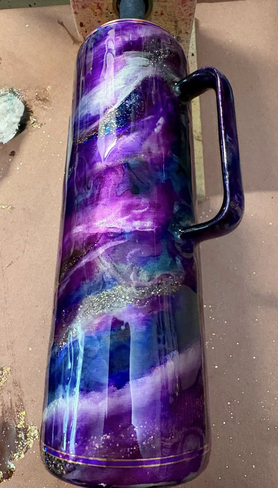30 oz Skinny Straight Tumbler/Let it Be