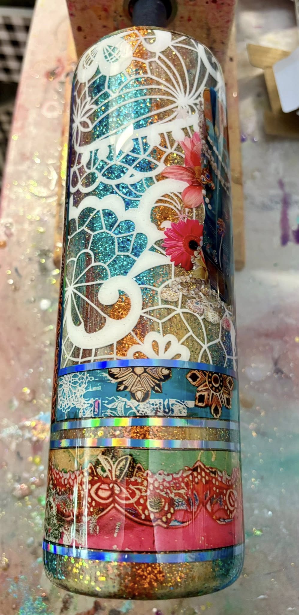 30 oz Western Themed Skinny Tumbler