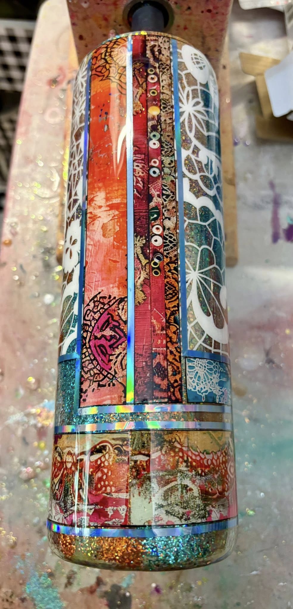 30 oz Western Themed Skinny Tumbler
