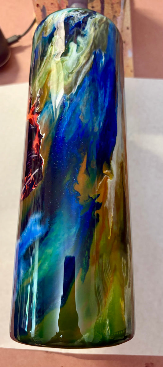 30 oz Glow Skull/Biker Tumbler