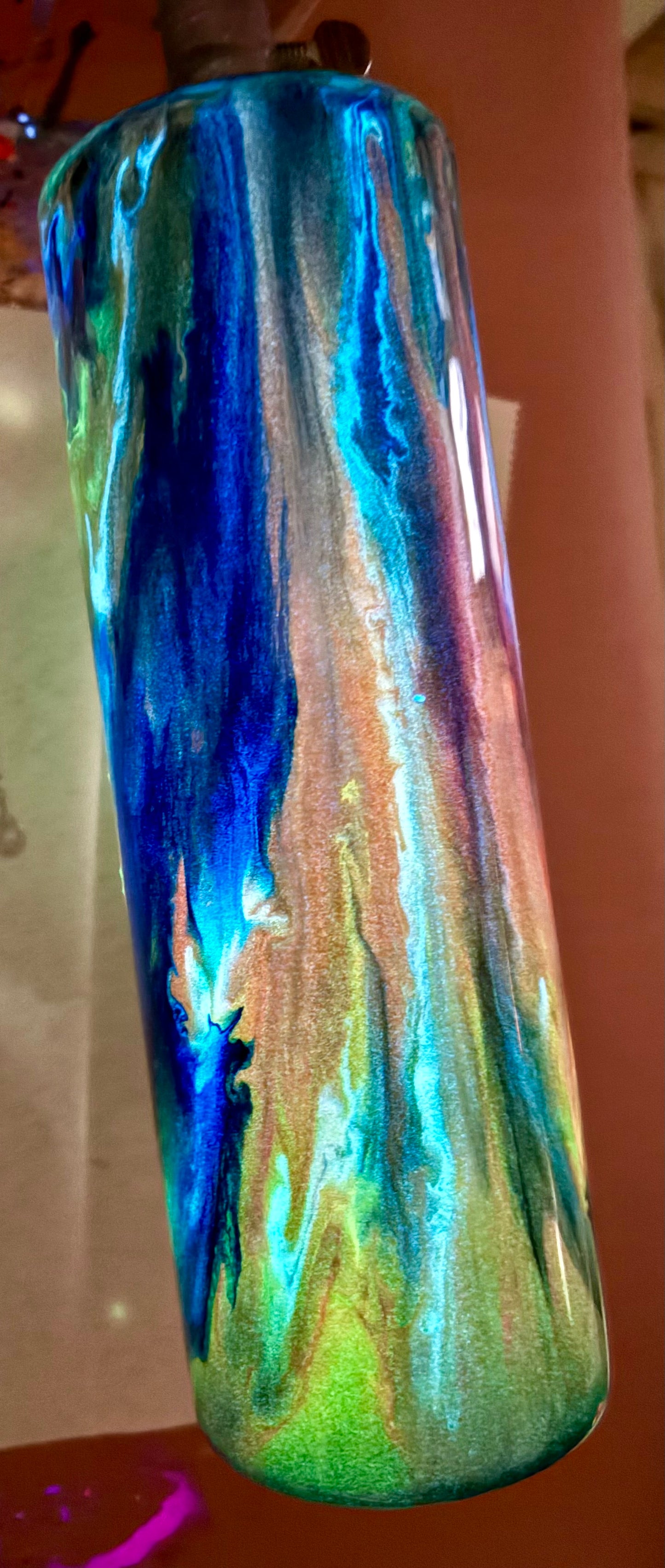 30 oz Glow Skull/Biker Tumbler