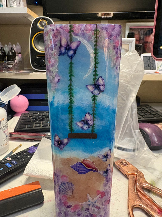 20 oz boxy with hand painted base